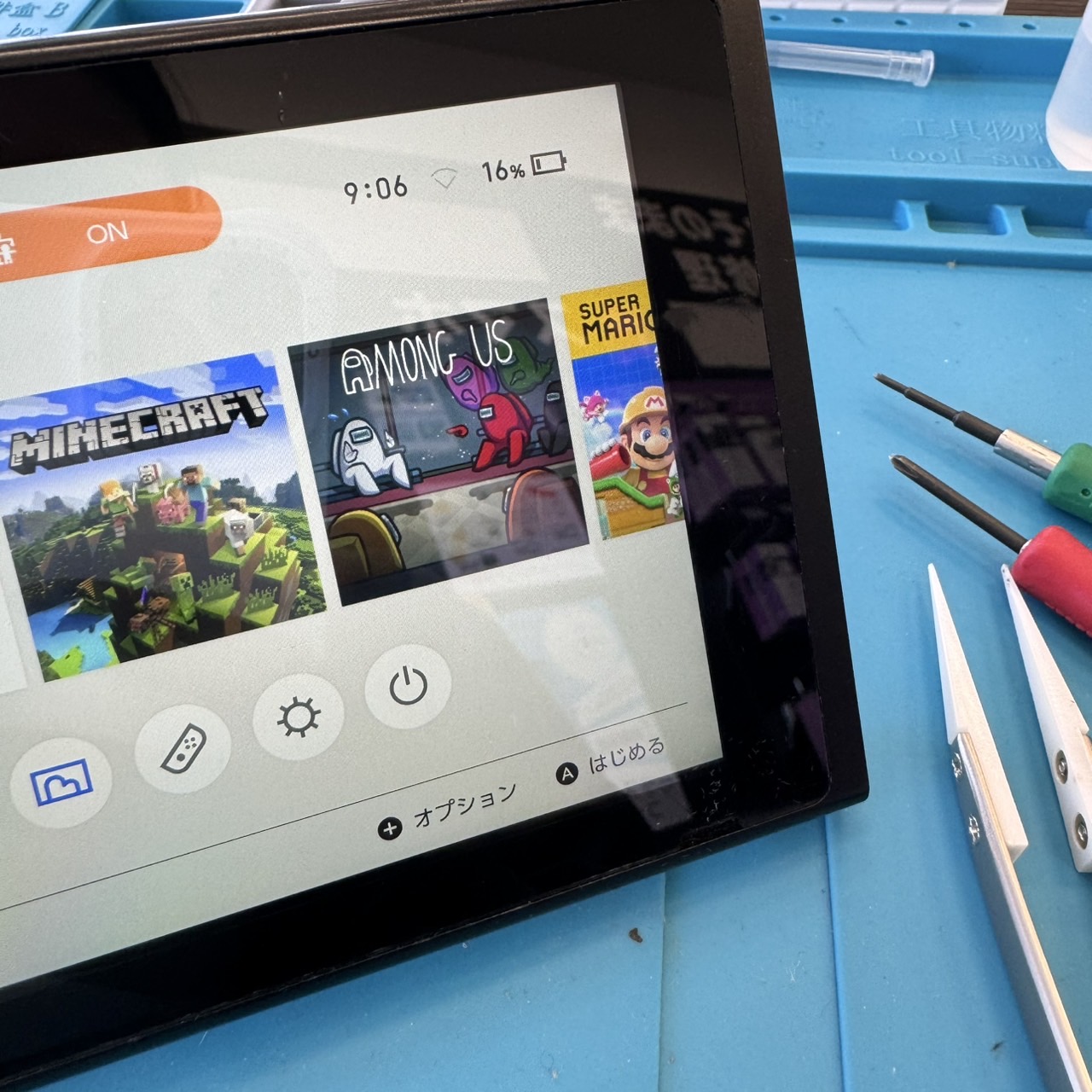 【木曾川店】Nintendo Switchの液晶交換【一宮市からご来店】