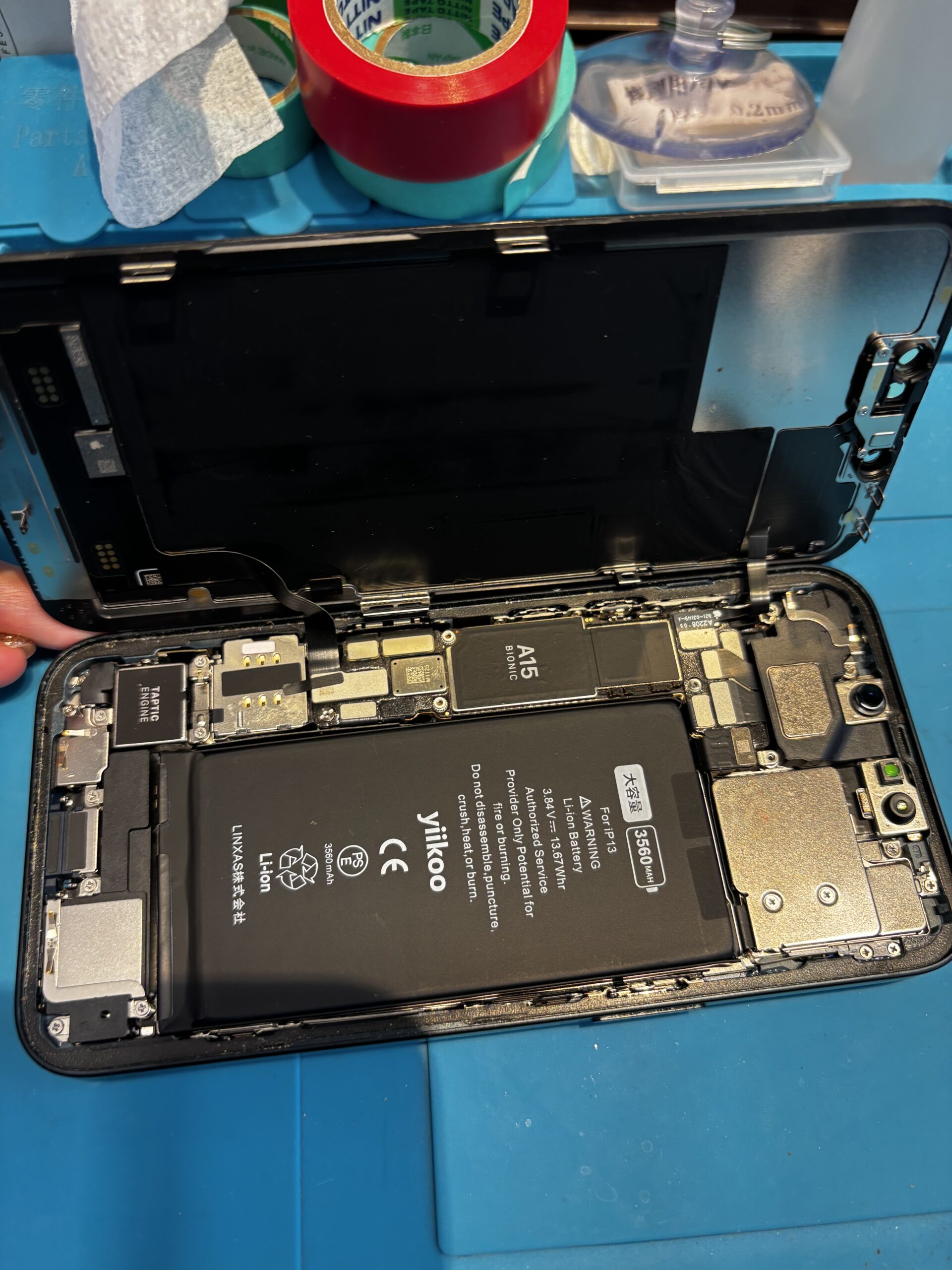 【木曽川店】iPhone13のバッテリー交換【一宮市からご来店】