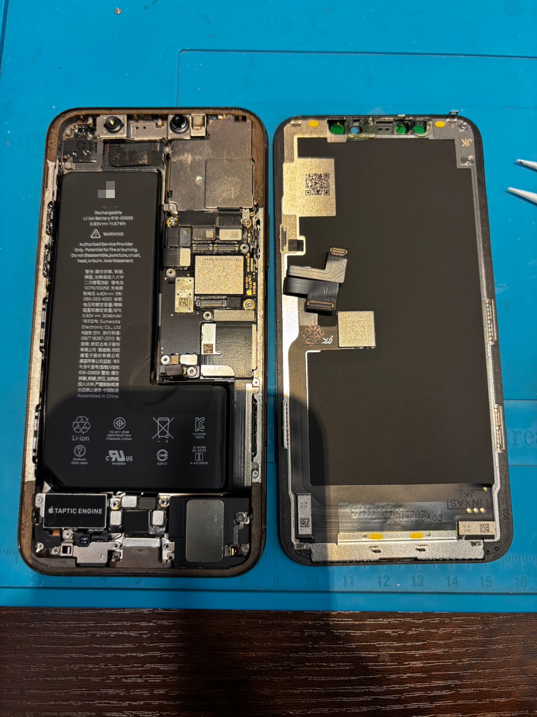 【木曽川店】iPhone11Proの水没復旧作業【一宮市からご来店】